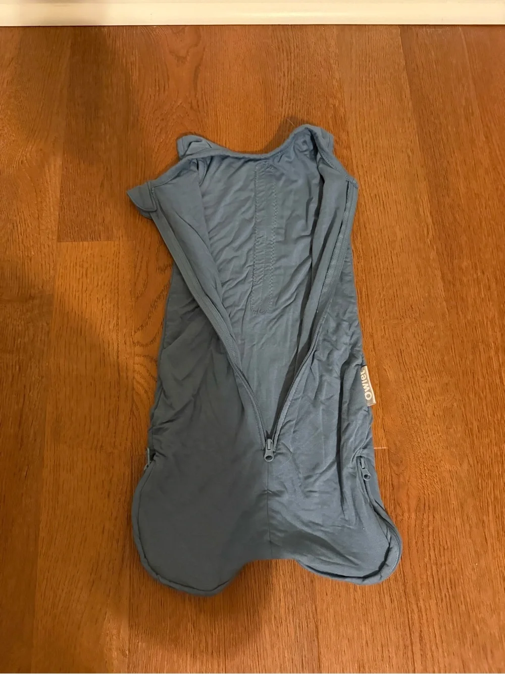 Owlet Bamboo Sleep Sack Wearable Blanket Swaddle Blue Infant 0-3 Months